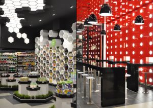 طراحی های مدرن قفسه‌های سوپرمارکتی